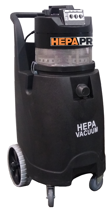 HEPA Pro 20-Gal: 3-Motor, 421 CFM Vac.