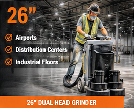 Hawk 120v 26" Concrete Grinder