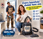 HEPA Pro 4G - "This one stays home."