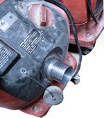 Universal inlet cuffs installed in Bosch & Hilti vacuums.