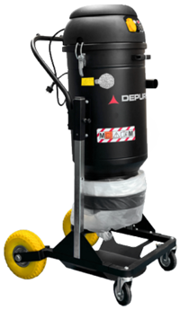 DePureco HEPA Dust Extractor:  XM35, 230 CFM, 94" H20.